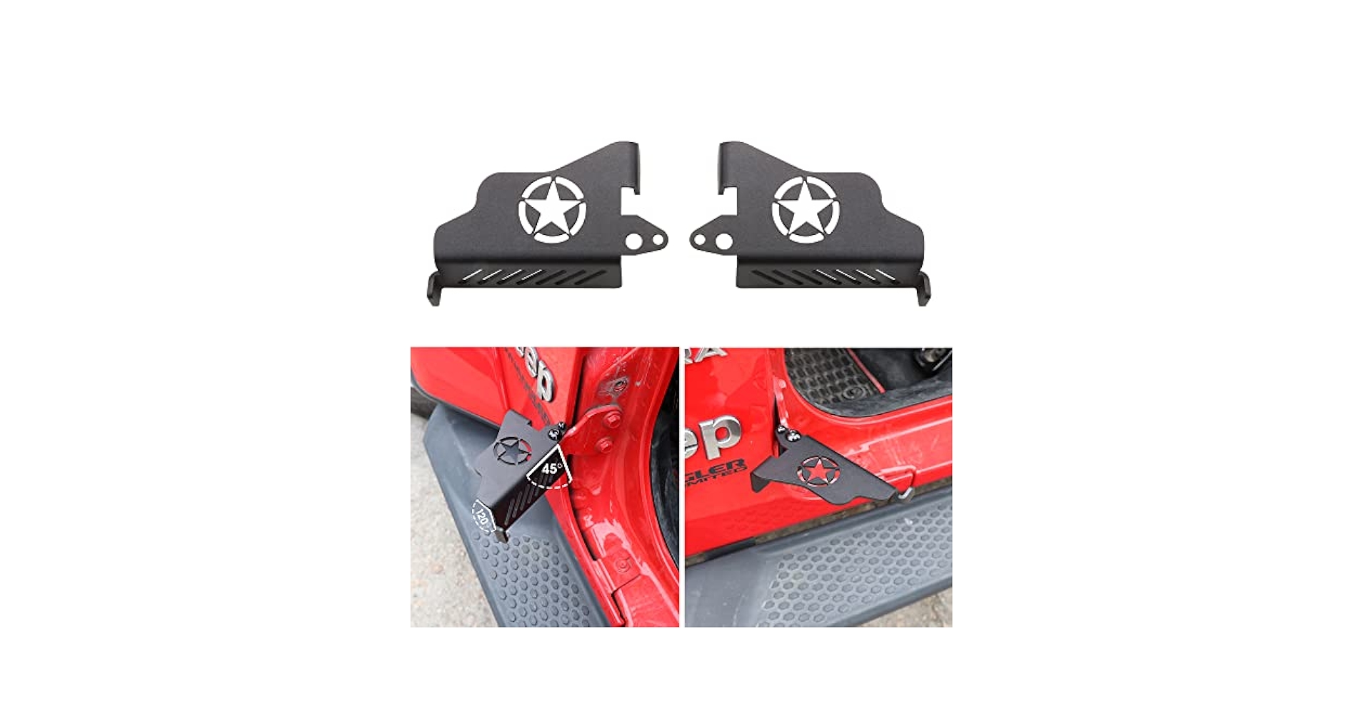 jeepjeep様専門 Amazon.com: sukemichi Foot Pegs Doors Off for 2007-2024 2025